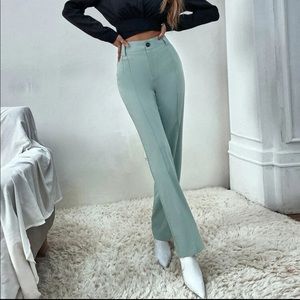 COPY - Pastel Teal Straight Leg Trouser